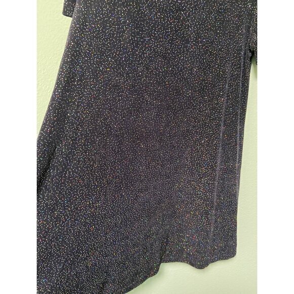 Vintage Ultra Dress Women's Navy/Black Sparkle‎ 90s 2000s y2k Dress - Picture 5 of 6